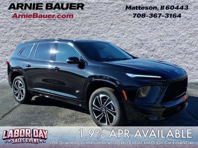 2026 Buick Enclave Sport Touring in Ebony Twilight Metallic — front three-quarter view